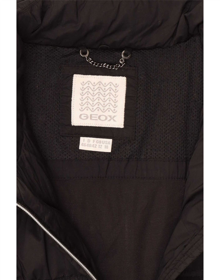 Geox Veste matelassée pour femme UK 12 Medium Noir