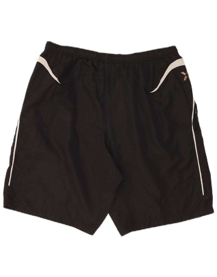 Umbro Short de Sport Homme 2XL Noir Colorblock Polyester