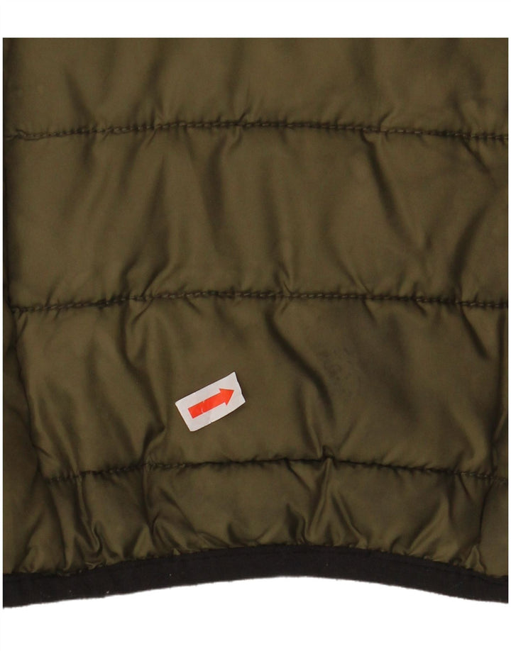 Ellesse Veste matelassée pour homme UK 36 Small Kaki Polyester