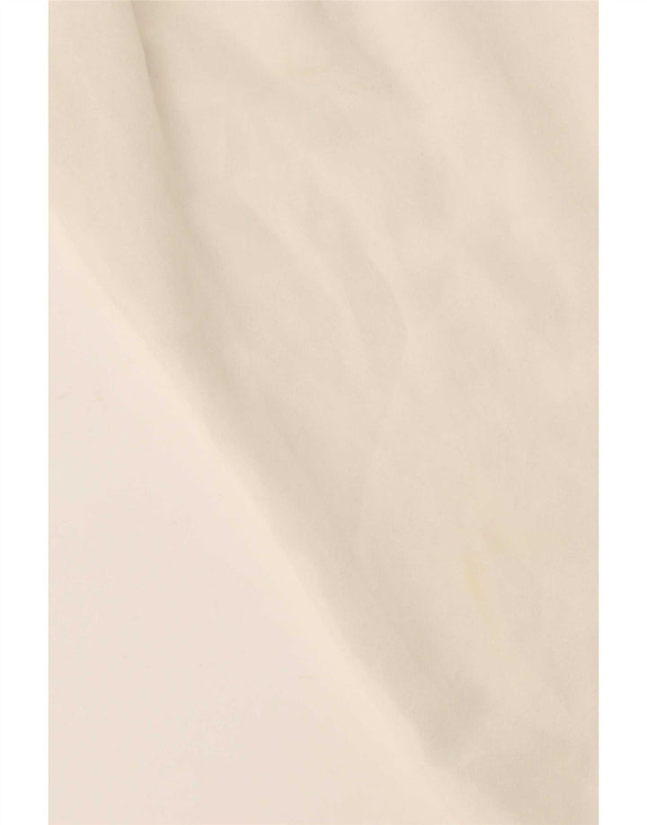 Zara Haut transparent à manches longues et cravate sur le devant pour femme UK 16 Large Blanc