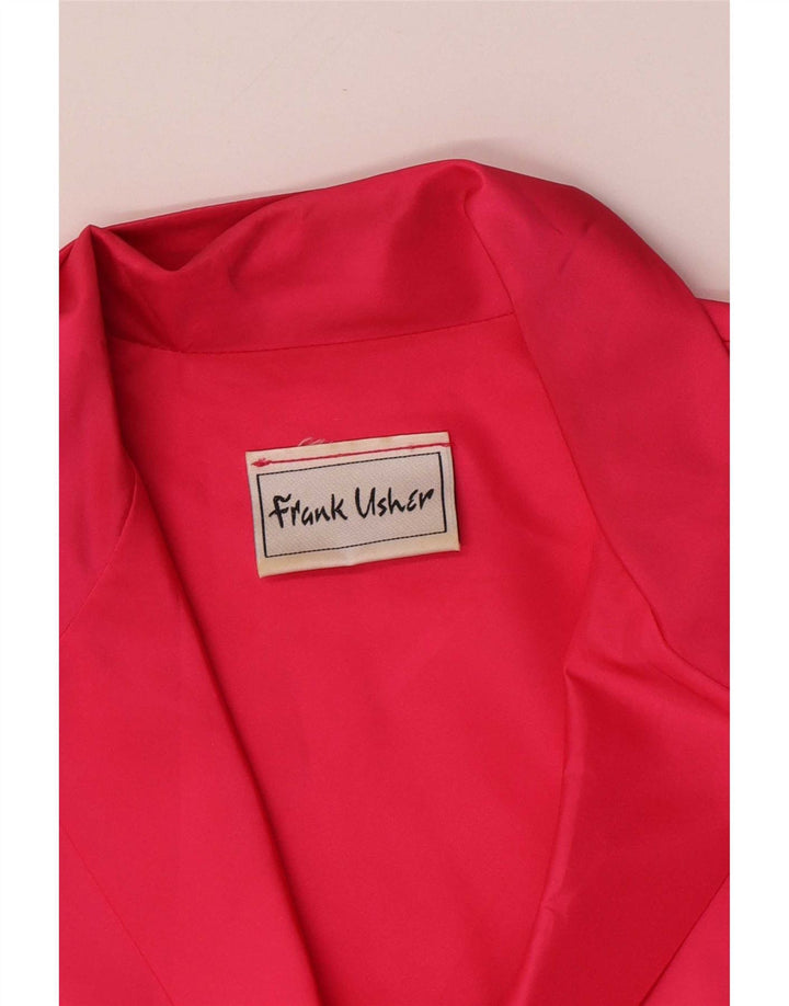 Frank Usher Chemisier à manches longues pour femme IT 44 Rose moyen Polyester