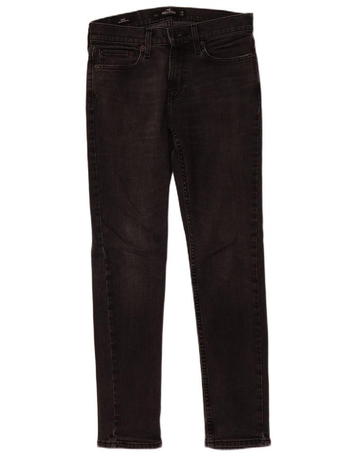 HOLLISTER Jean skinny homme W28 L30 Noir Coton