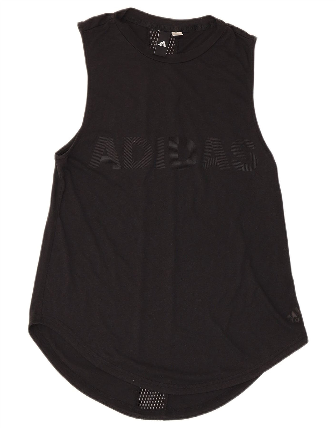 ADIDAS Débardeur graphique pour femme UK 8 Small Noir