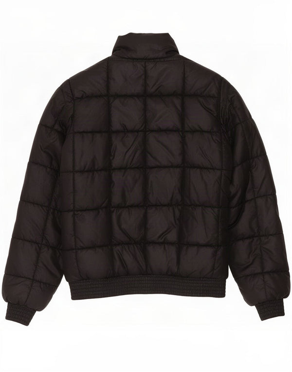 Puma Veste rembourrée pour femme UK 14 Medium Noir Nylon