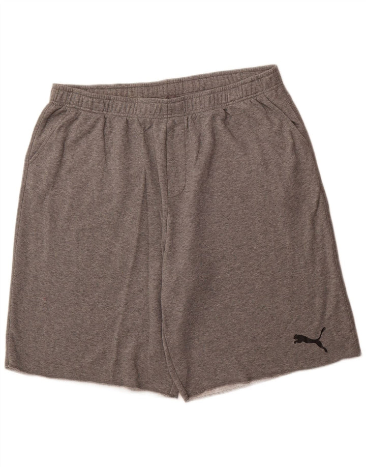 PUMA Mens Sport Shorts 2XL  Grey Cotton