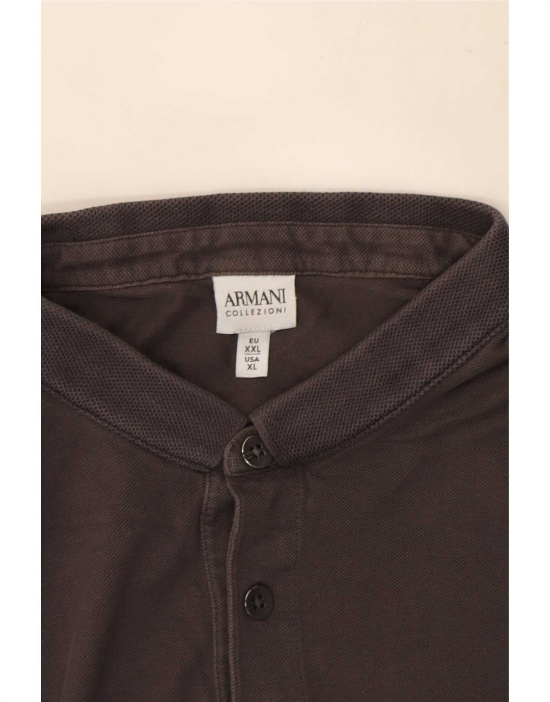 Armani Polo Homme XL Gris Coton