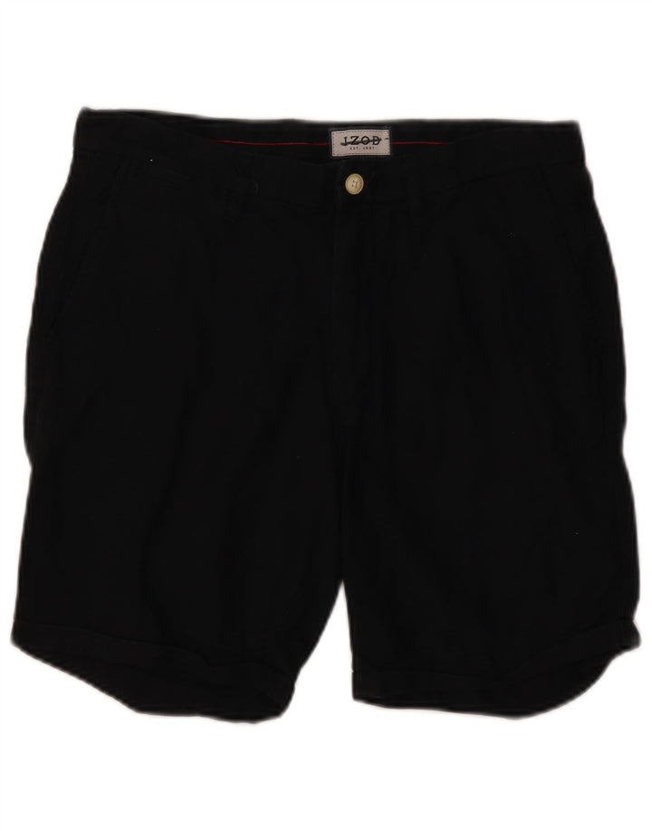 Izod Short Chino Homme W32 Coton Noir Moyen