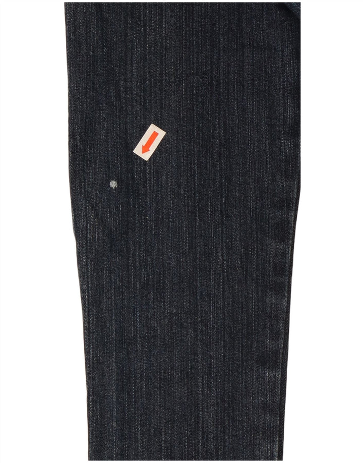 Vitamina Veste blazer en denim à 1 bouton pour femme UK 14 Bleu moyen Coton