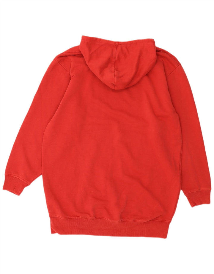 SALTROCK Robe à capuche graphique surdimensionnée pour femme UK 12 Coton rouge moyen