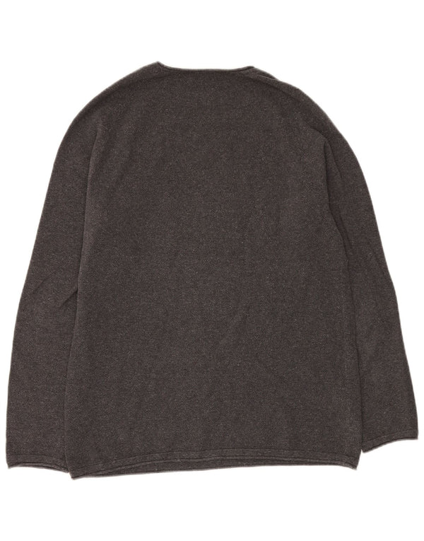 JACK & JONES Pull Col Rond Homme XL Gris Coton