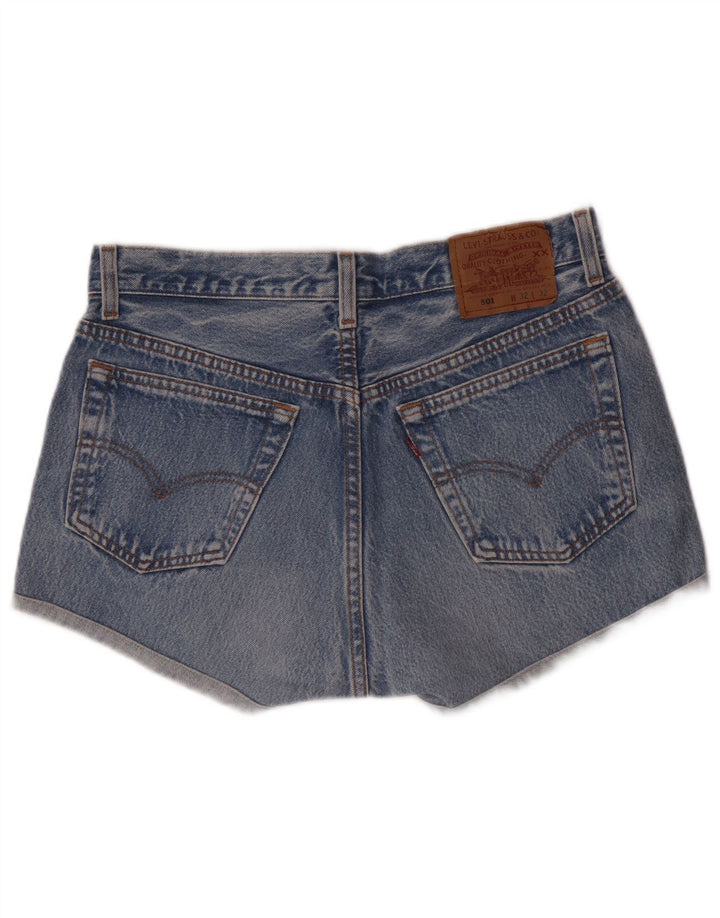Levi's Short en jean 501 pour femme Large W32 Bleu Coton