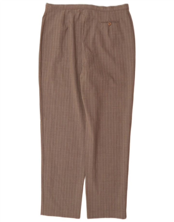 LAURA ASHLEY Pantalon de costume taille haute pour femme UK 16 Large W32 L31 Gris