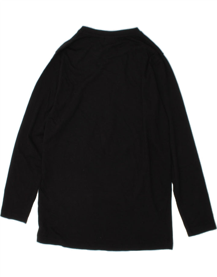FILA Boys Graphic Top Long Sleeve 13-14 Years Black Cotton Vintage Fila and Second-Hand Fila from Messina Hembry 