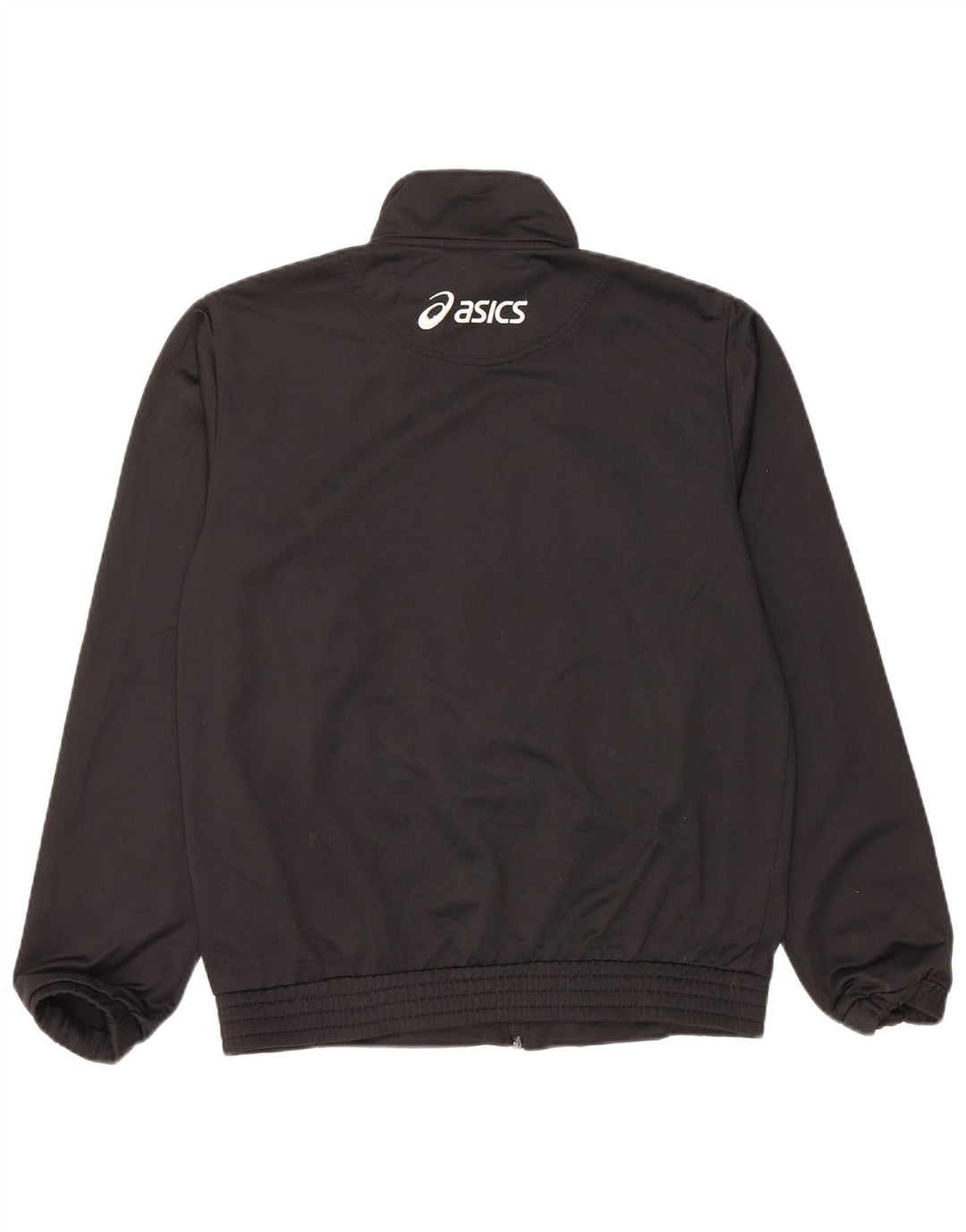 Asics Veste de Survêtement Graphique Homme Noir Moyen Polyester Colorblock