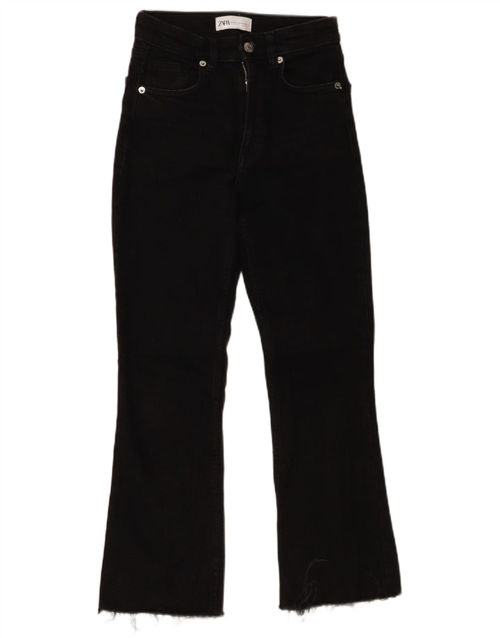 Zara Jean évasé pour femme EU 34 2XS W24 L25 Noir