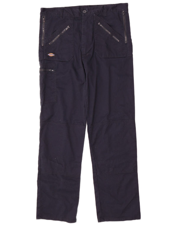 Dickies Pantalon Cargo Droit Redhawk Homme W38 L33 Bleu Marine Polyester