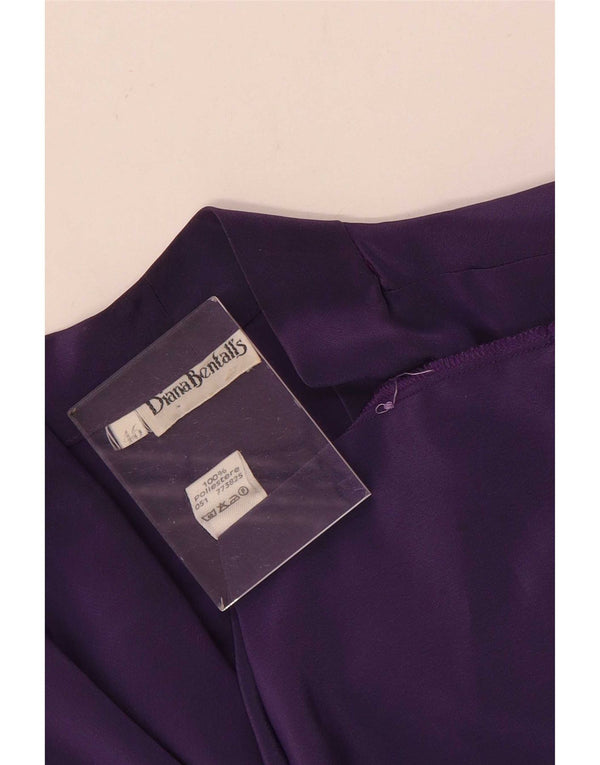 Diana Bentall's Chemisier à manches longues pour femme IT 46 Large Violet