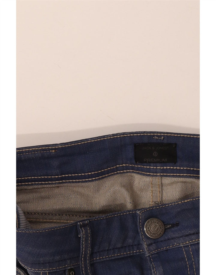Jack & Jones Jean Droit W34 L32 Homme Bleu