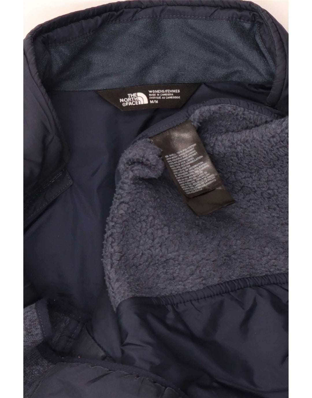 The North Face Veste coupe-vent pour femme UK 14 Polyester bleu marine moyen