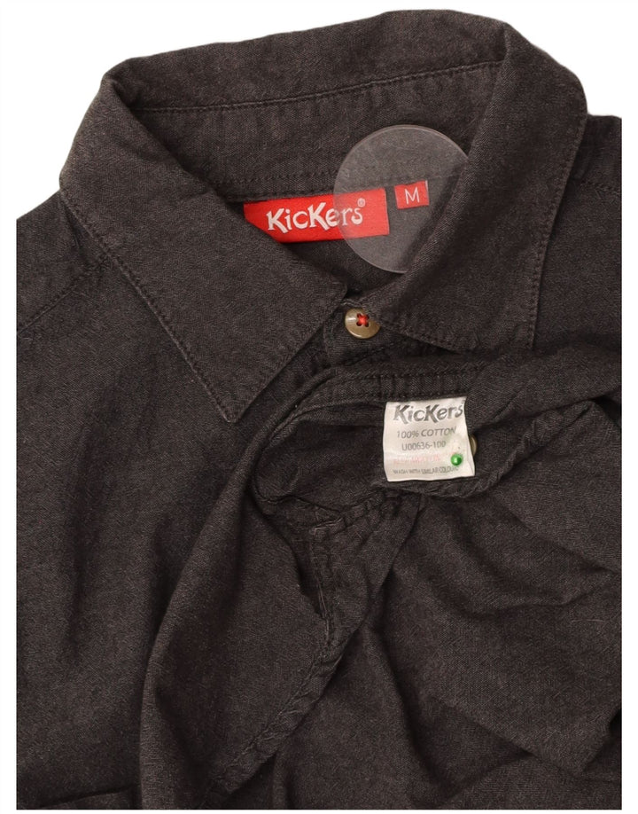 KICKERS Chemise Homme Gris Moyen Coton