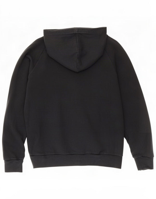 Under Armour Pull à capuche coupe ample pour garçon 11-12 ans Grand coton noir