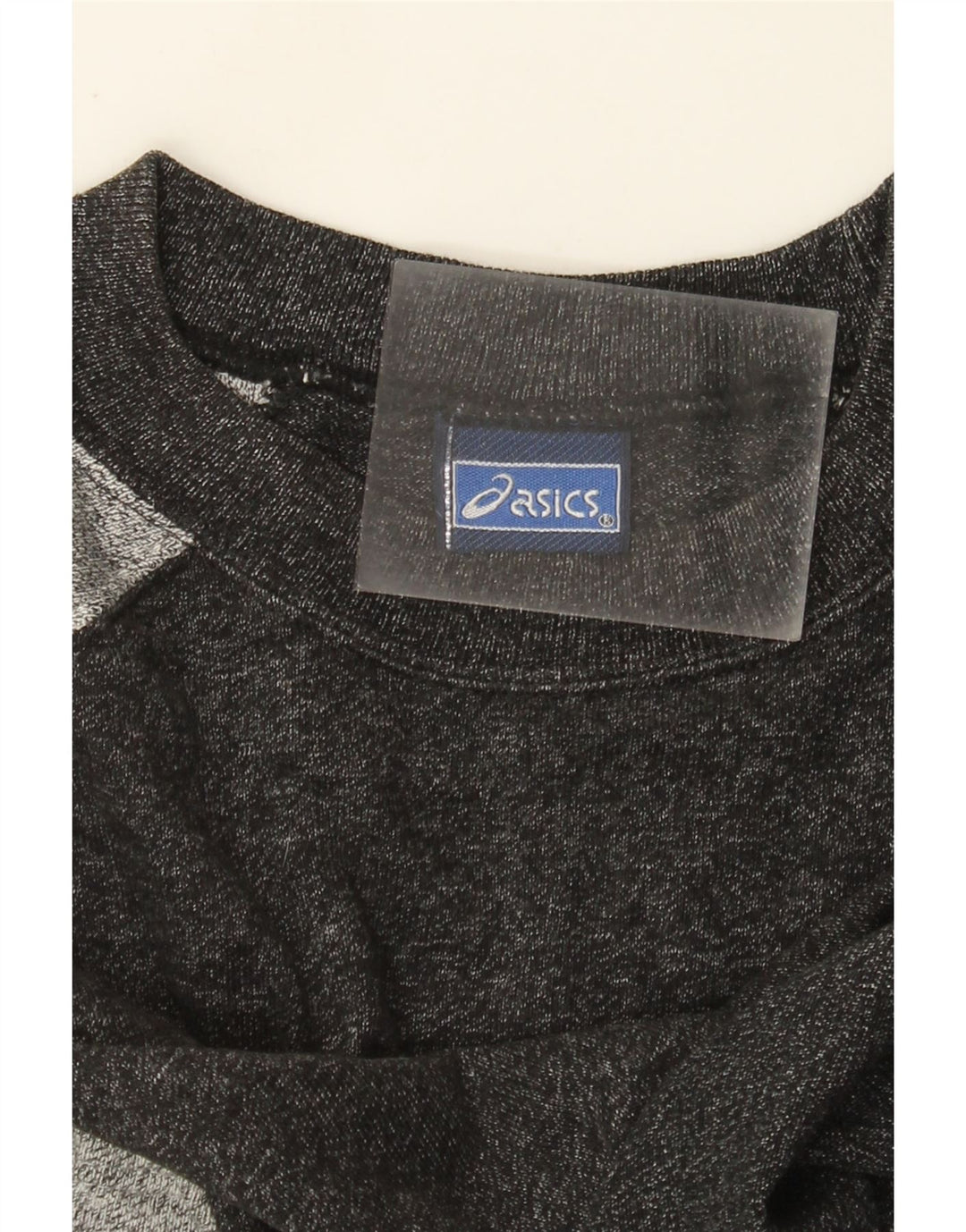 Asics T-shirt graphique pour hommes, grand, noir, colour block