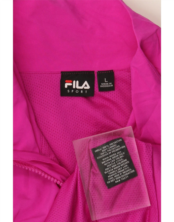 Fila Veste de survêtement pour femme UK 16 Large Rose Polyester