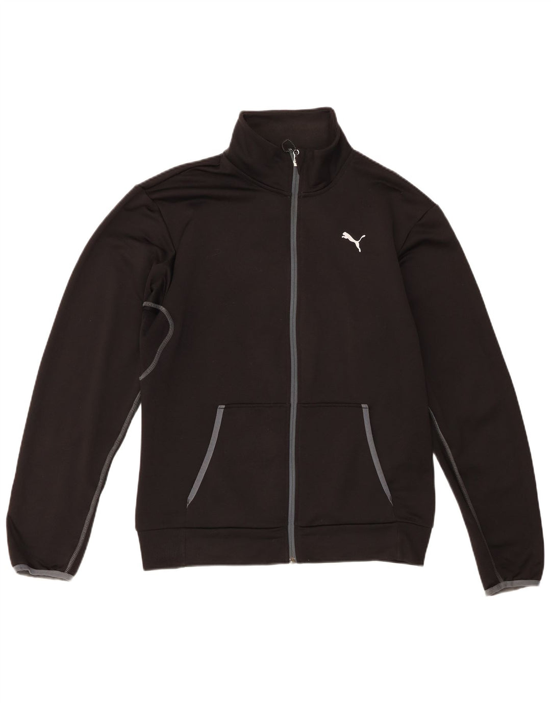 Puma Veste de Survêtement Homme Noir Moyen Polyester