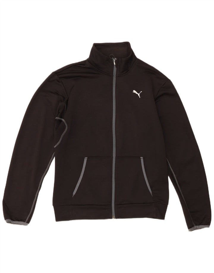 Puma Veste de Survêtement Homme Noir Moyen Polyester
