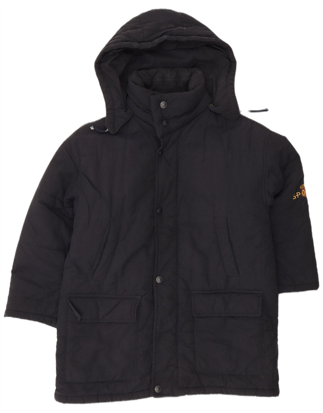 Bush Veste matelassée à capuche pour homme UK 44 2XL Bleu marine