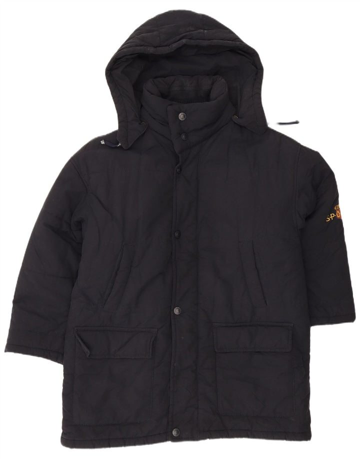 Bush Veste matelassée à capuche pour homme UK 44 2XL Bleu marine