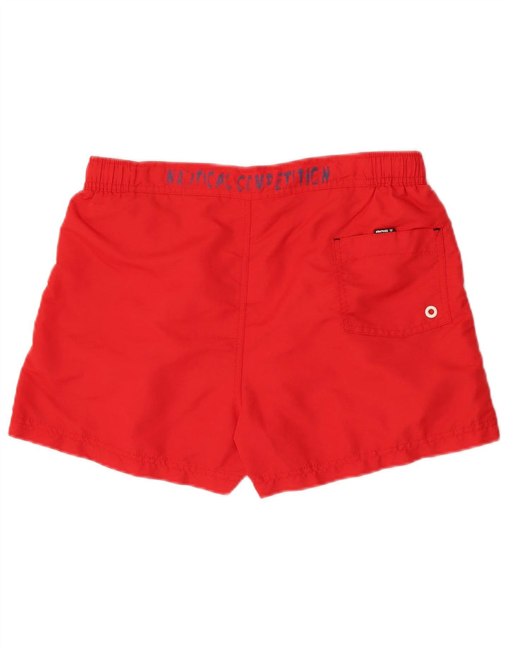 Brugi Short de Bain Homme Grand Rouge Colorblock Polyester
