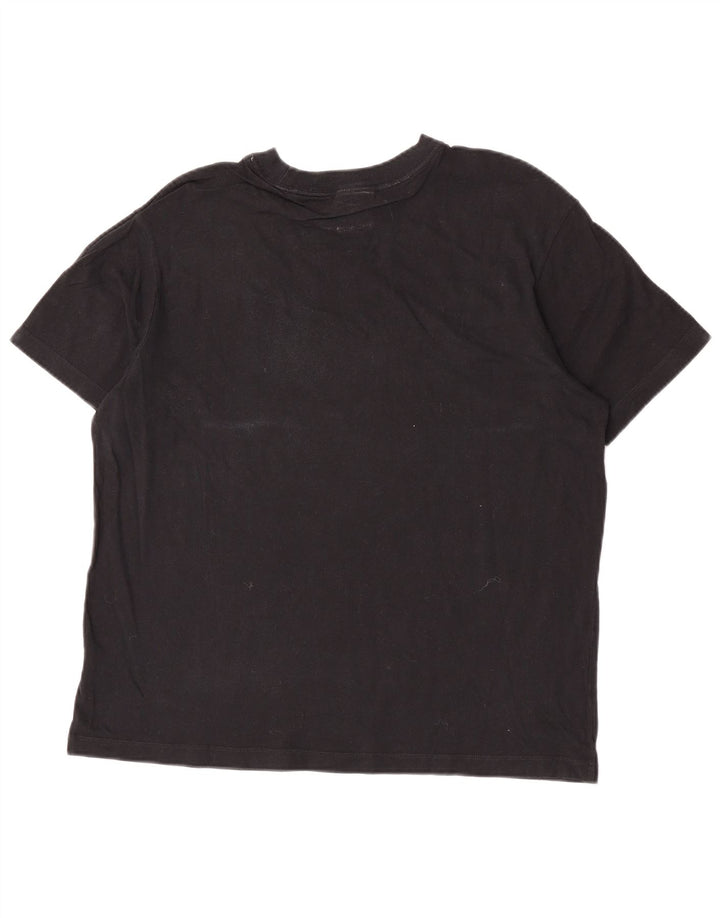 Nike T-shirt graphique pour homme en coton noir moyen