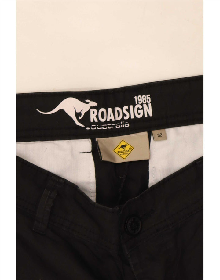 Roadsign Australia Short Chino Homme W32 Coton Noir Moyen