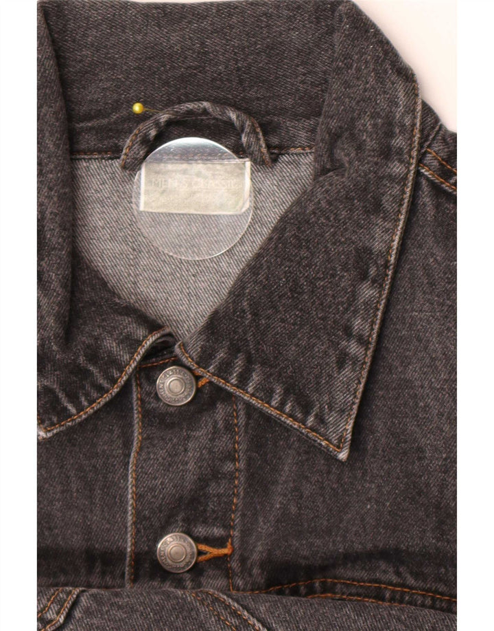 veste en denim homme vintage UK 42 XL Coton Gris