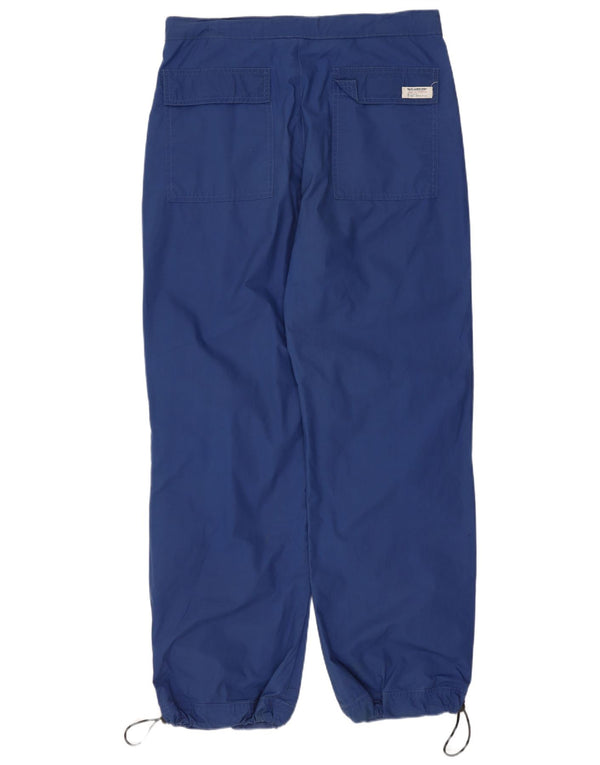 Ralph Lauren Pantalon de jogging décontracté pour femme US 8 Medium W27 L30 Bleu Coton