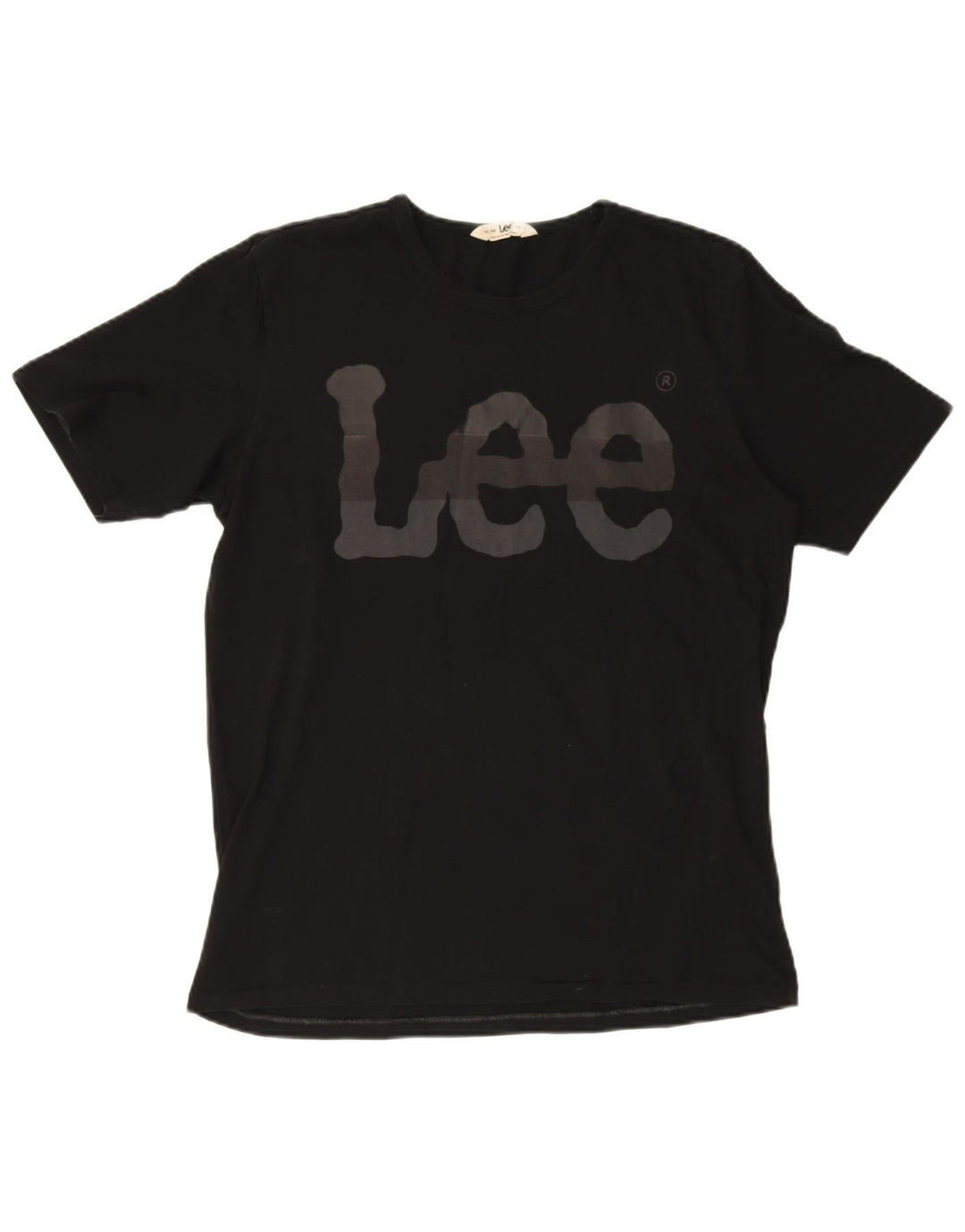 LEE T-Shirt Graphique Homme Grand Noir Coton