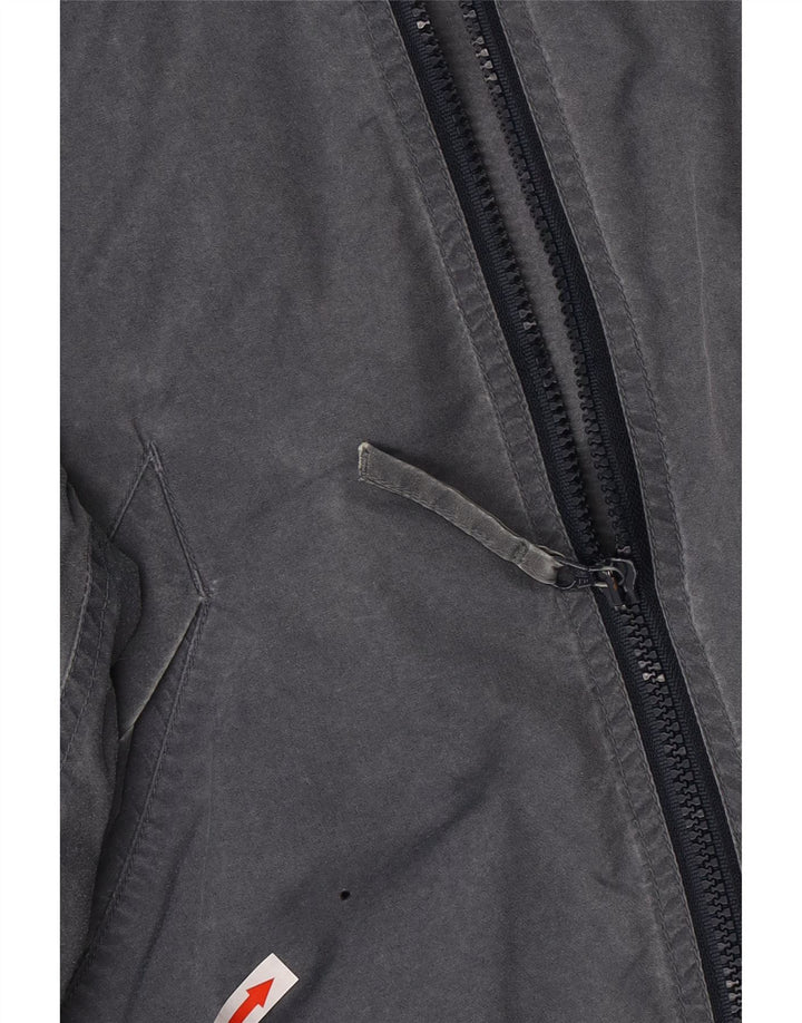 Think Pink Veste coupe-vent à capuche pour hommes UK 48 4XL Gris Polyester