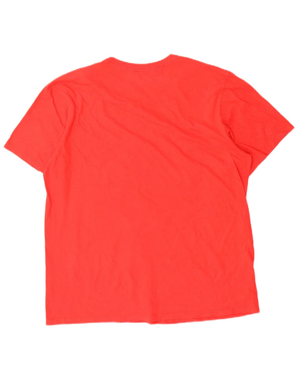 Nike Mens Athletic Cut Graphic T-Shirt Top XL Rouge Coton