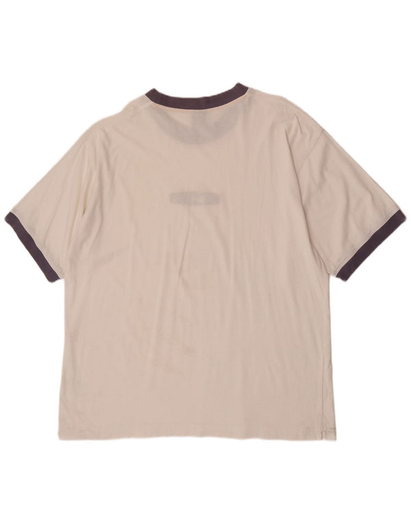Nike T-shirt graphique pour homme UK 45/47 XL Blanc Colorblock Coton