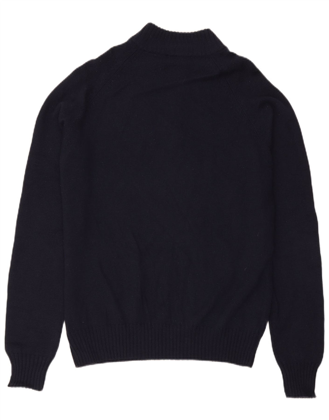 Fila Pull à col zippé pour homme en laine mérinos bleu marine