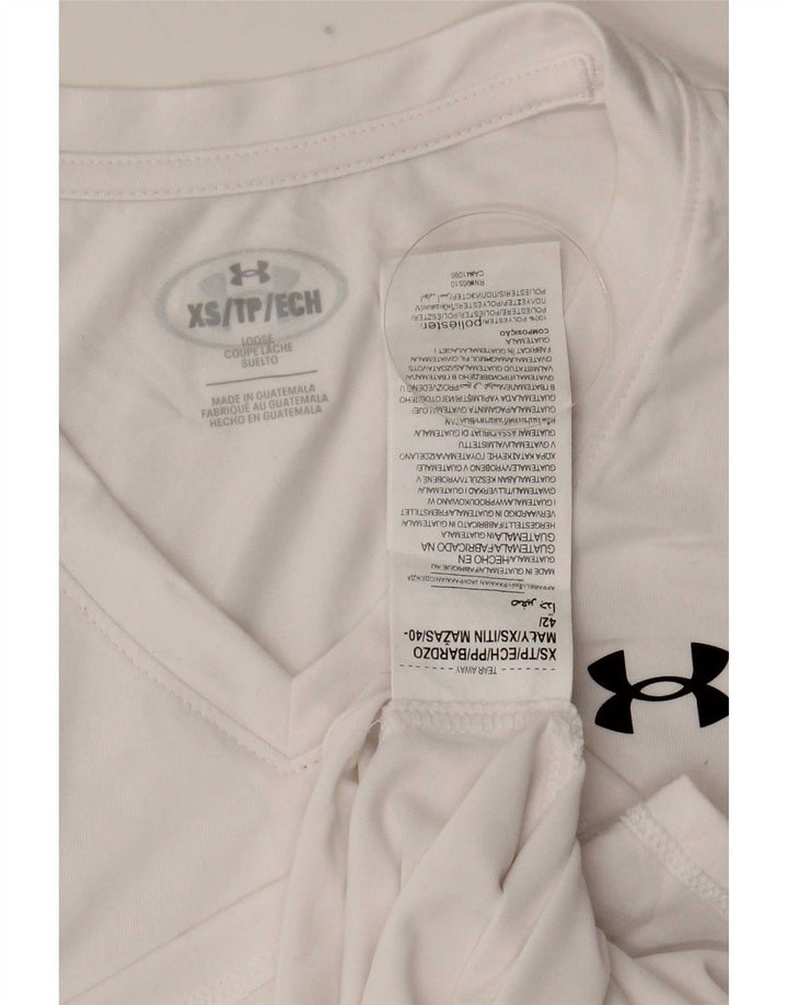 Under Armour T-Shirt Homme Blanc XS Polyester