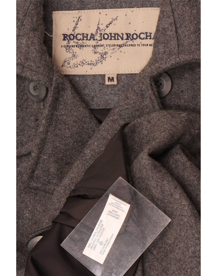 John Rocha Caban Homme UK 38 Laine Gris Moyen