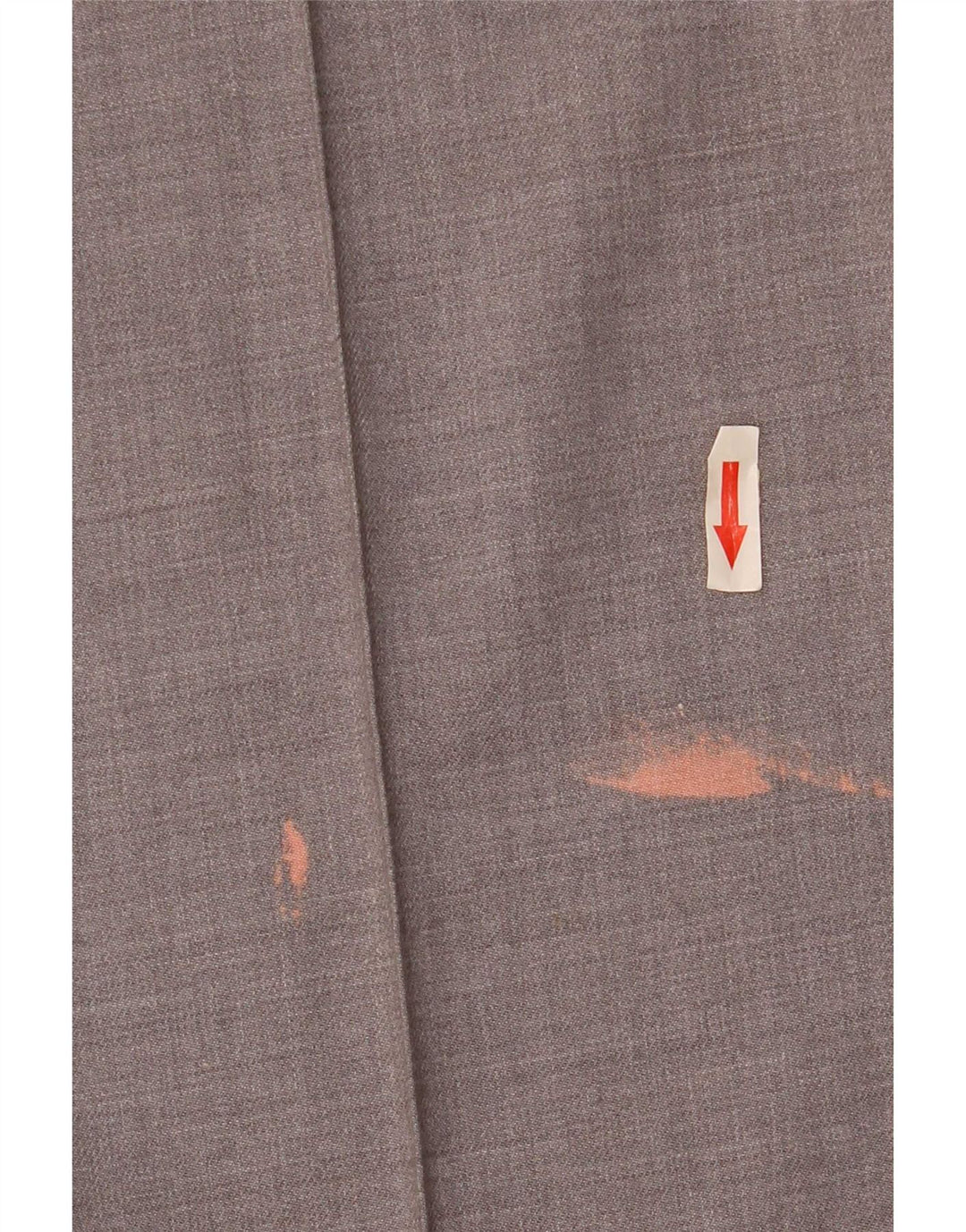 Zara Pantalon Chino Fuselé Femme Moyen W28 L26 Gris Polyester