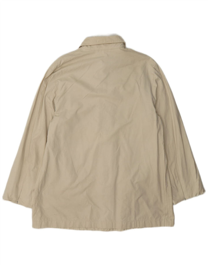 Luisa Spagnoli Veste Bomber Femme UK 14 Coton Beige Moyen