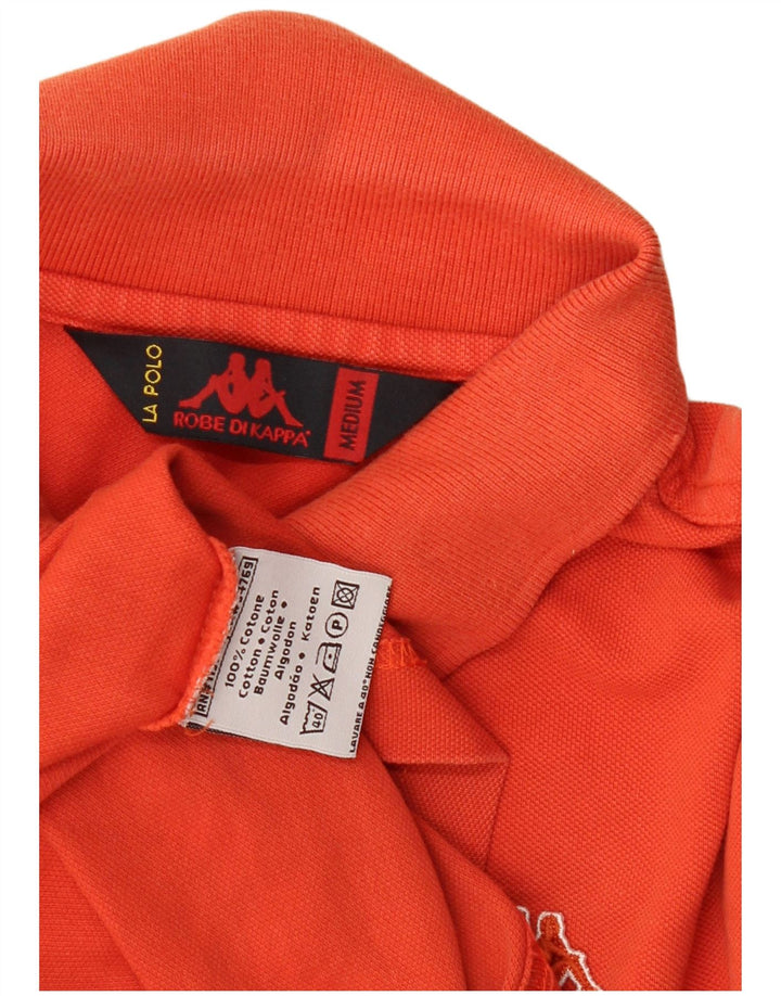 Kappa Polo Homme Orange Moyen Coton