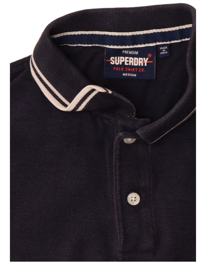Superdry Polo Homme Bleu Marine Moyen