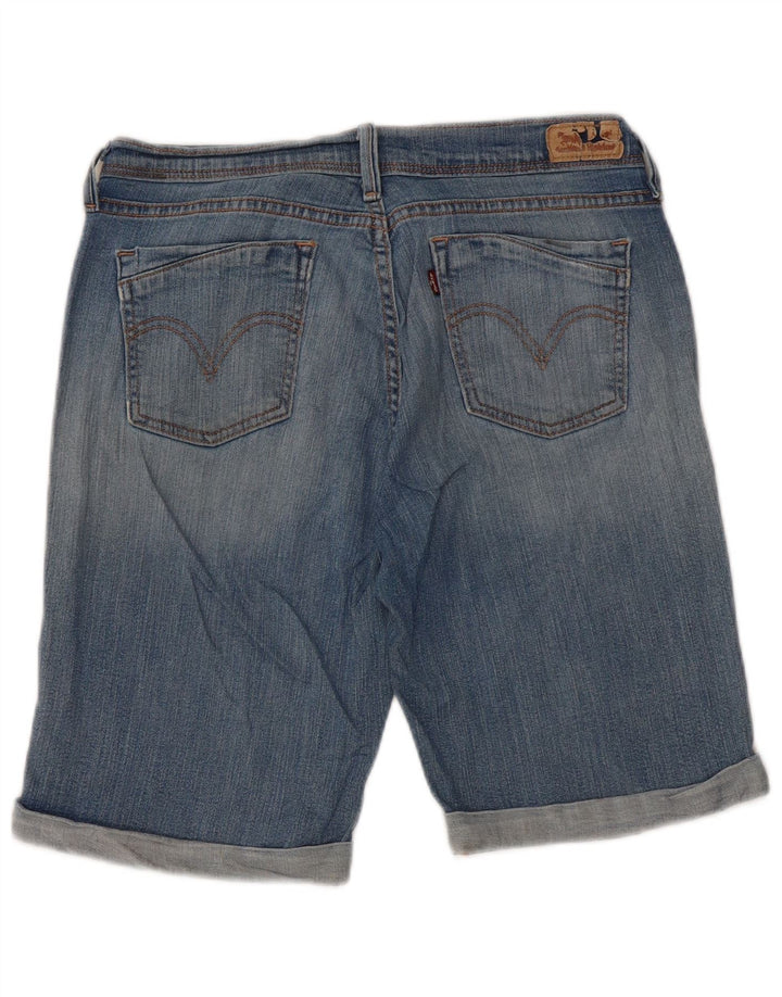 LEVI'S Short en jean taille moyenne pour femme US 10 Medium W30 Bleu Coton