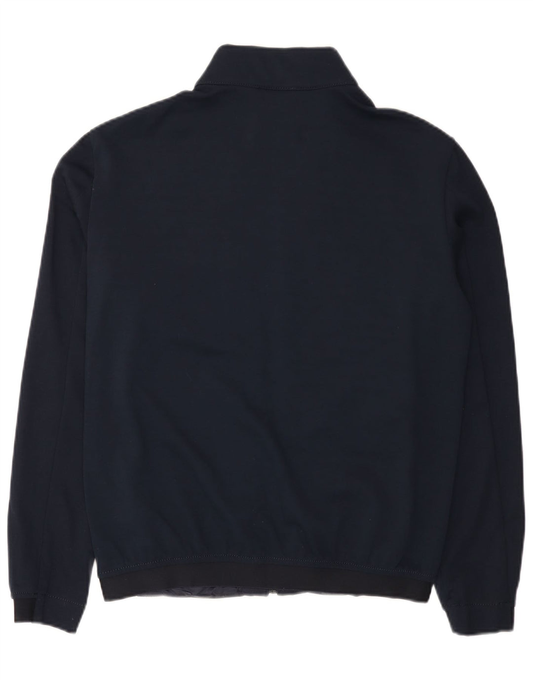 Zara Veste Bomber Homme UK 38 Medium Bleu Marine Colorblock Polyester