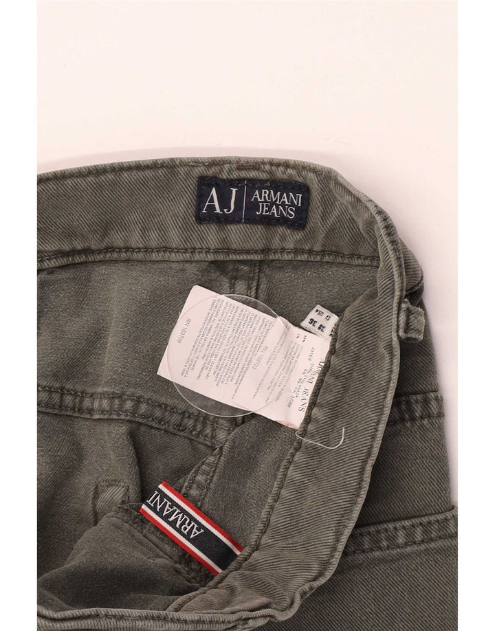 Armani Jean droit homme W36 L34 vert coton